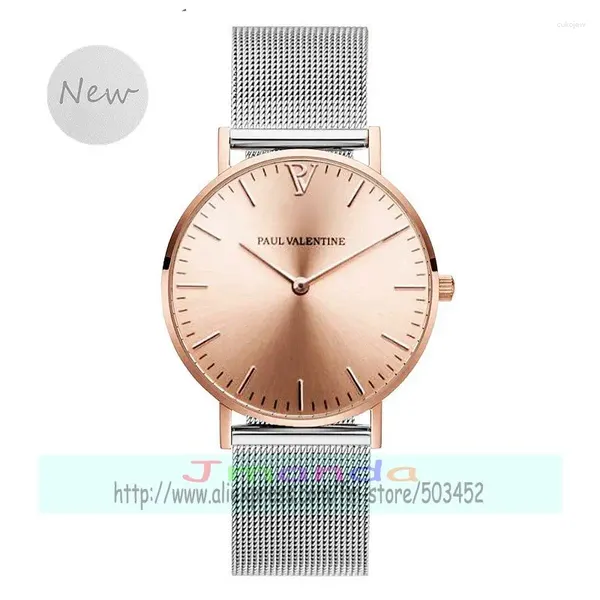 Armbanduhren 100 teile/los Mode Mesh Uhr Wrap Quarz Casual Handgelenk Großhandel Paar Für Mann Frauen