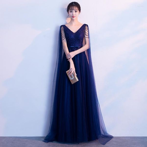 Ethnische Kleidung Sexy Slim Mode V-Ausschnitt Perlen Schnüren Verbesserte Cheongsam Chinesischen Stil Abendkleid Vestidos Größe S-3XL