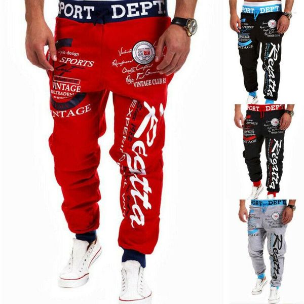 Pantaloni da uomo Sport Palestra Skinny Jogging Uomo Jogger Tuta Sportwear Pantaloni sportivi Hip Hop 2023