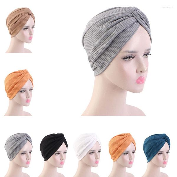 Ethnische Kleidung 2023 Ankunft Soft Twist Turban Hijab Caps für Frauen Afrikanische Kopfwickel Motorhaube Muslimisches Kopftuch Turbane Islamisches Untertuch