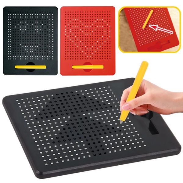 Klemmbretter 380 Stück Play Magnatab magnetische Zeichenbrett-Pads Play Stylus Baby Lernspielzeug löschbare Magna Doodle Pads Spielzeug für Kinder Geschenke 231009