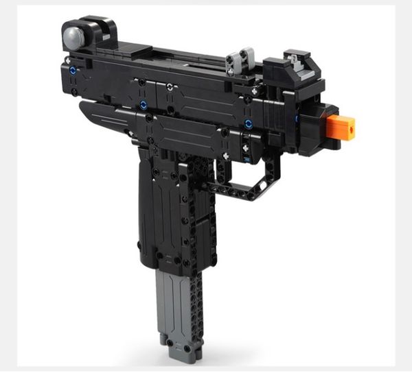 Toptan Pistola Airsoft Gun Parçası Aksesuar Tabanca Blok Model Yapım Kiti Gaz Tabancası CO2 Airsoft Tüfek Tabanca Uzi Kartuş Tabancası Oyuncak Tabanca Tabanca Uzi Oyuncakları Çocuk Noel Hediyesi