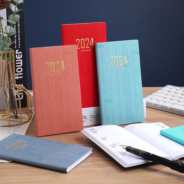 Блокноты Agenda 2024 Planner Notebook Канцелярские товары Cuadernos Cahier Note Book Journal Libretas Diary Cuaderno Notebook 231011