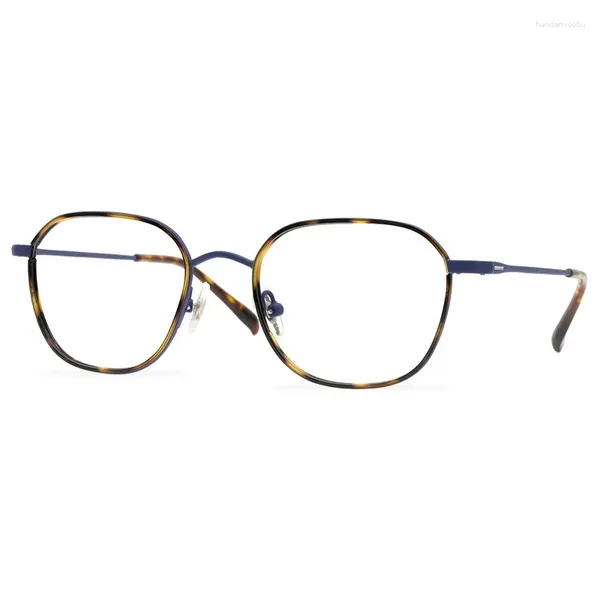 Óculos de sol quadros japonês requintado liga de alta qualidade quadro retro elegante miopia eyrglasses prescrição para homem e mulher