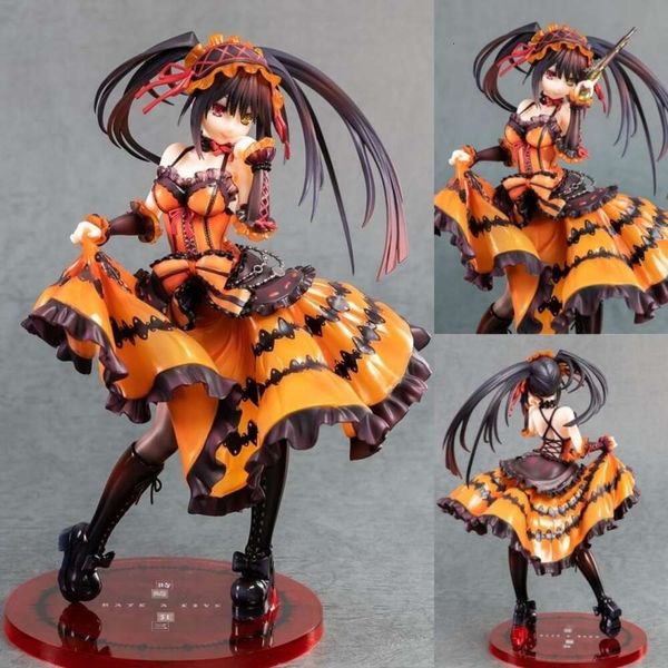 Trajes de mascote 22cm Anime Alter Date A Live Mayuri Julgamento Tokisaki Kurumi 1/8 Figuras de ação de PVC Colecionáveis Modelo Brinquedos Boneca Estatueta de presente