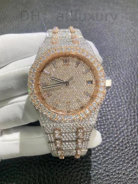 Luxusuhren Herrenuhr Designeruhren Hochwertige Uhrwerke Herrenuhren Moissanit-Uhr Iced Out-Uhr Diamantuhr Montre Automatische mechanische Uhr 131