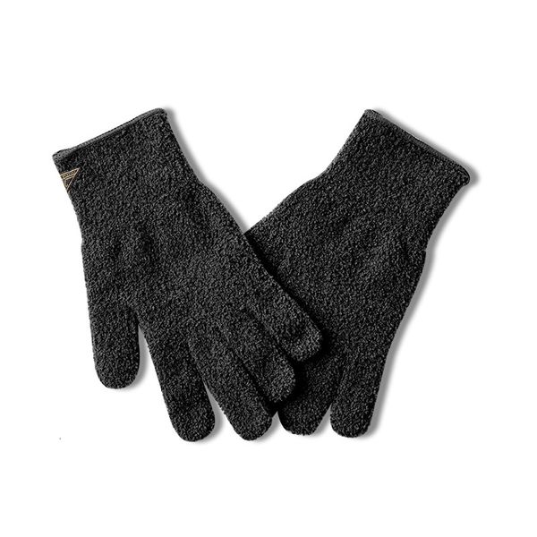 Beş Parmak Eldiven Maden Vintage Kış Dokunmatik Ekran Altın Mink Velvet Sıcak Tam Parmak Erkek Kadın Açık Mekan Koşan Kayak Mittens 231010