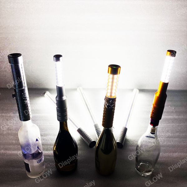 Tappo per vino con luce a LED ricaricabile, stelle filanti lampeggianti, bottiglia a LED, stroboscopico, per feste in discoteca