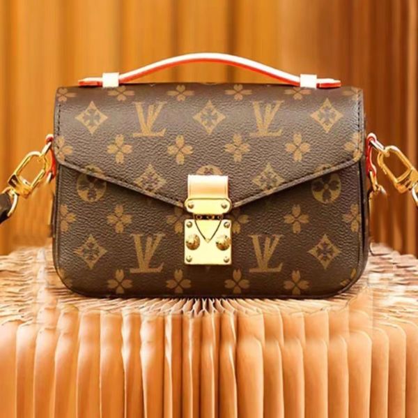 10a Lüks Cüzdan Tasarımcı Çanta Orijinal Deri Pochette Metis Yüksek Kaliteli Messenger Crossbody Moda Kadın Çanta Omuz Çantaları Çanta Dhgate Eyer Çantası