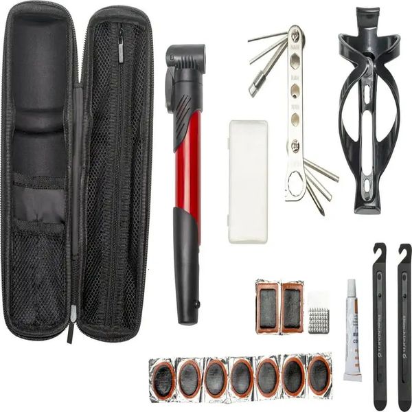 Kit de ferramentas para reparo de quadro Blackburn de garfos de bicicleta com garrafa e gaiola 231010