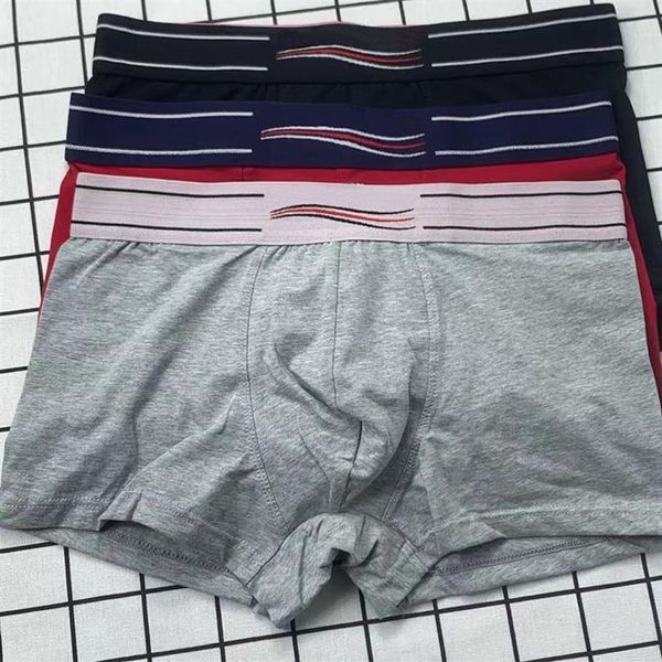 Intimunterwäsche für Herren, bequeme und atmungsaktive Jungen-Unterhose mit Streifenmuster, verschiedene Farbstile, Alltagskleidung255t