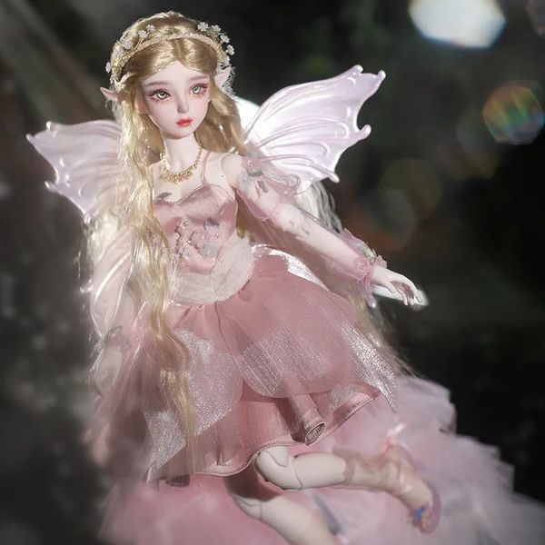 Bonecas fantasia anjo 14 bjd boneca sue msd resina a floresta é estilo elfo anime figura brinquedos 231011