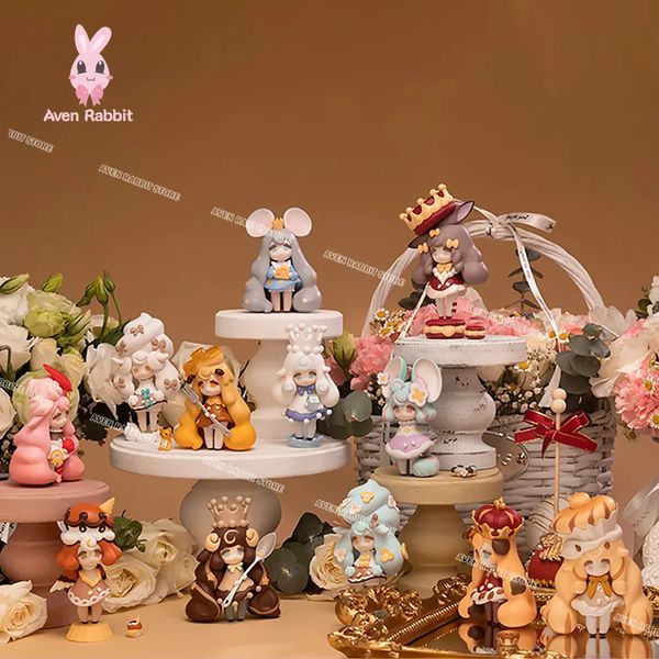 Caixa cega memelo doce reino caixa brinquedos mistério y figura caja iosa surpresa ação kawaii modelo presente de aniversário 231010