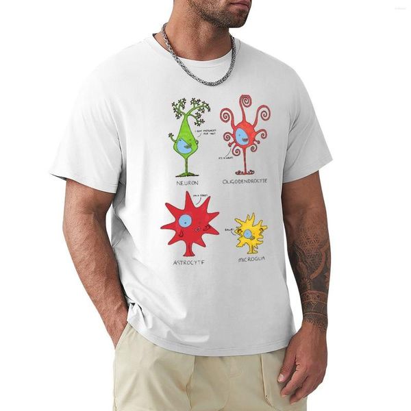 Erkek polos beyin hücrelerinizle tanışın! - Erkekler için uzun boylu tişört bluz ter gömlekleri egzersiz