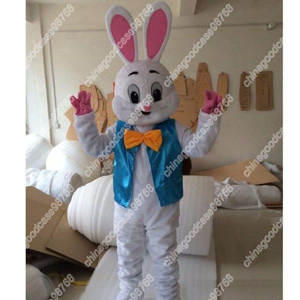 2024 venda quente coelhinho da páscoa mascote traje anime carnaval desempenho vestuário anúncio vestuário vestido