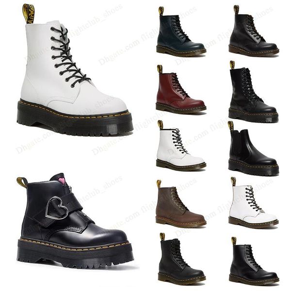 designer 1460 stivali dr martin doc martens boot martins sneaker uomo donna lusso triple nero bianco classico stivaletti corti alla caviglia inverno neve scarpe calde all'aperto 35-45