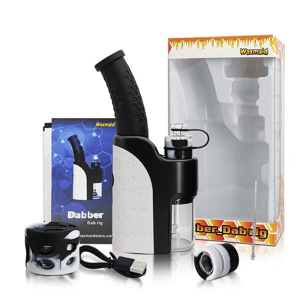 Waxmaid 6,73 Zoll Dabber Electric Dab Rig E-Rig E-Nail Rig für Konzentrat-Quarzkammer 1900 mAh US-Lager