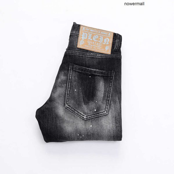 Skinny Plein Philipps pp BEAR Jeans da uomo Moda classica PP Uomo PANTALONI DENIM ROCK STAR Distressed FIT Uomo Casual Design Jeans strappati Biker Clothfitting Pa FVZF