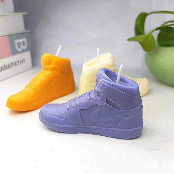 Candele Scarpe da ginnastica Stampi per candele Scarpe sportive in silicone Stampo per cera Fatto a mano Compleanno Regalo di Natale per realizzare accessori per torte Decorazioni per la tavola 231010