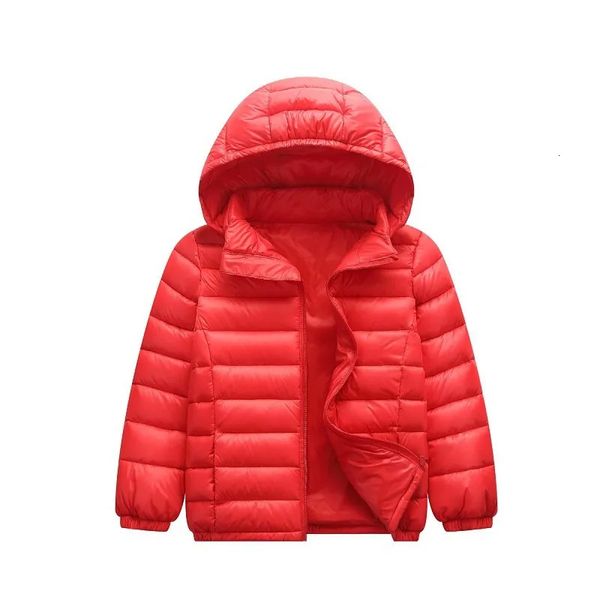 Piumino White Duck Bambini Inverno Leggero Piumino casual Ragazzo Ragazza Giacca Bambino Rosso Nero Giallo Abbigliamento Bambini Tute da neve Inverno 231010