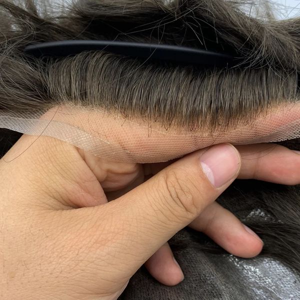 Perucas infantis masculinas peruca peruca suíça laço cabelo humano frente renda sistemas de cabelo substituição 231011