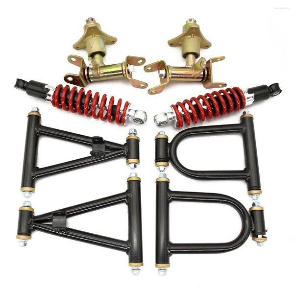 Todo o terreno rodas suspensão braço oscilante superior/inferior a-braço suporte de direção eixo com 3 furos cubo de roda para diy buggy elétrico atv