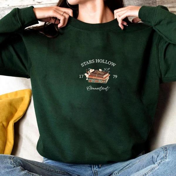 Kadın Hoodies Retro Yıldızlar Hollow Sweatshirt 1779 Hoodie Gilmore Girls Shirt Sonbahar Vibes Sweater Unisex Sonbahar Gömlekleri Luke's Later