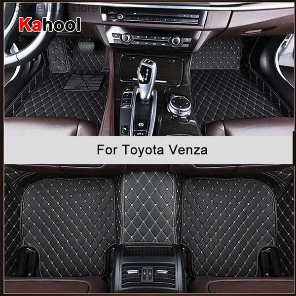 Fußmatten Teppiche KAHOOL Custom Car Fußmatten Für Toyota Venza Auto Zubehör Fuß Teppich Q231012