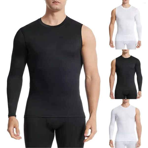 Мужские футболки, большие мужские плотные влагоотводящие, быстросохнущие тапочки для спальни с длинными рукавами и тренировочными упражнениями для фитнеса и бега