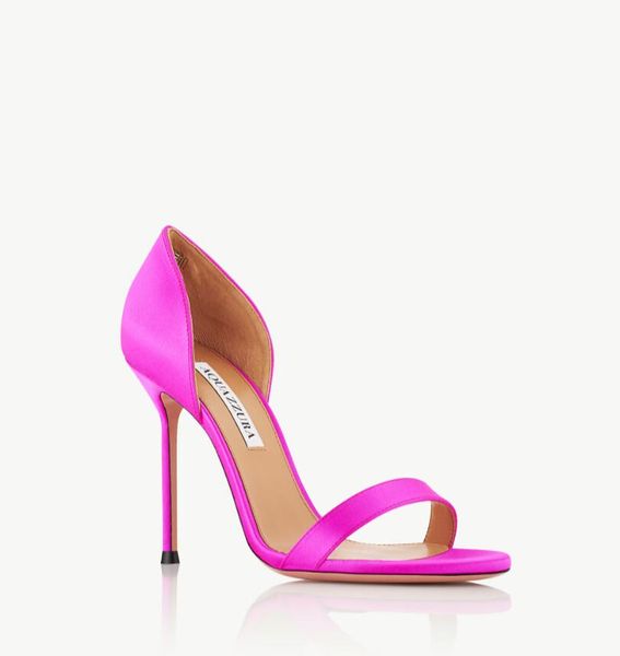 Perfect Brand Liaisons Pump Aquazzura V Plexi Sling High Heels Damen Sandalen Heels Party Hochzeitskleid Schuhe Absatz sexy Rückenriemen Party, Kleid, Abend