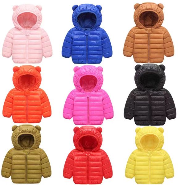 Bebê designer roupas de inverno infantil para baixo casaco crianças meninas meninos inverno quente jaqueta sem mangas com capuz outwear alta qualidade crianças roupas