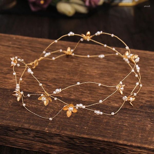 Grampos de cabelo coreano high-end flores artesanais frisadas noiva headdress hairband elegante pequena jóias princesa decoração de casamento