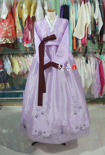 Abbigliamento etnico Tessuti importati dalla Corea del Sud / Ultimi costumi di scena Hanbok migliorati della Corea