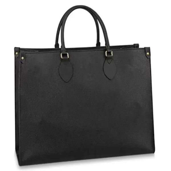 Borsa firmata GM MM OnTheGo Tote Large Totes On The Go Emboss Mummy Bag Luxurys Borse shoping bag da donna Borsa in vera pelle la tote bag shoping bag