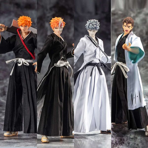 Костюмы талисмана Shf Dasin Great Toys GT Bleach Kurosaki Ichigo Aizen Sousuke 18 см ПВХ Фигурка Модель Игрушки Книжная полка Орнамент Подарок