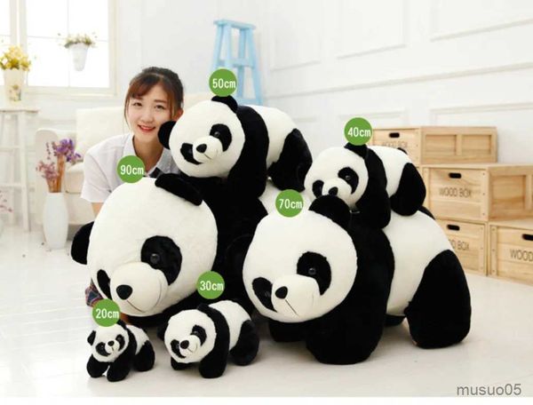 Suprimentos de brinquedo de natal bonito bebê grande panda gigante urso pelúcia animal boneca animais brinquedo dos desenhos animados bonecas meninas presentes knuffels r231012