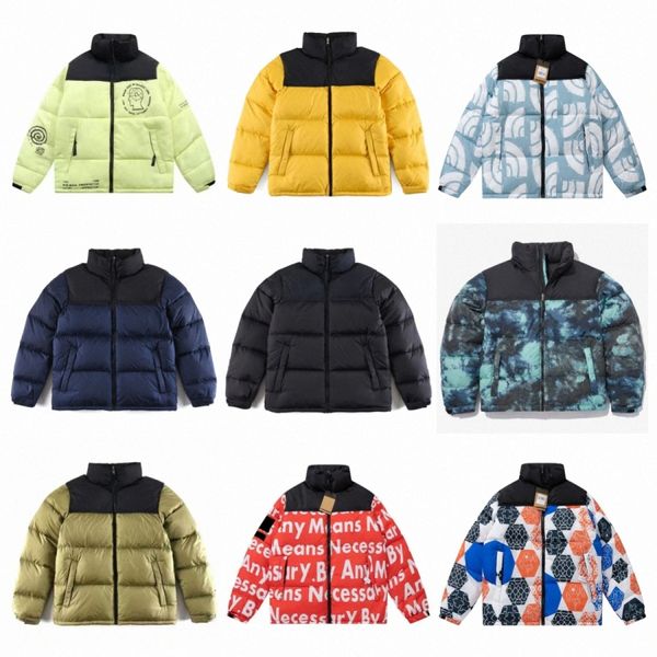 Piumino da uomo di design nord inverno cotone donna piumino giacche da esterno cappotto viso streetwear vestiti caldi giacche a vento moda nuovo stile j95g #
