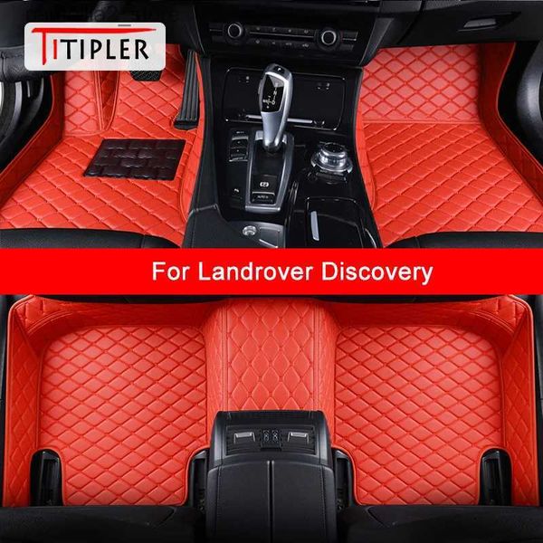 Fußmatten Teppiche TITIPLER Custom Auto-Fußmatten für Land Rover Discovery Autozubehör Fußteppich Q231012