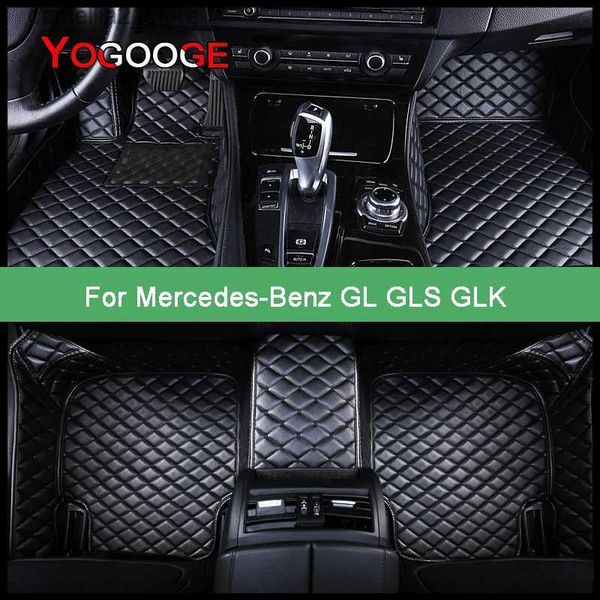 Коврики YOGOOGE Custom Автомобильные коврики для Mercedes-Benz GL GLS GLK Auto Foot Coche Аксессуары Ковры Q231012
