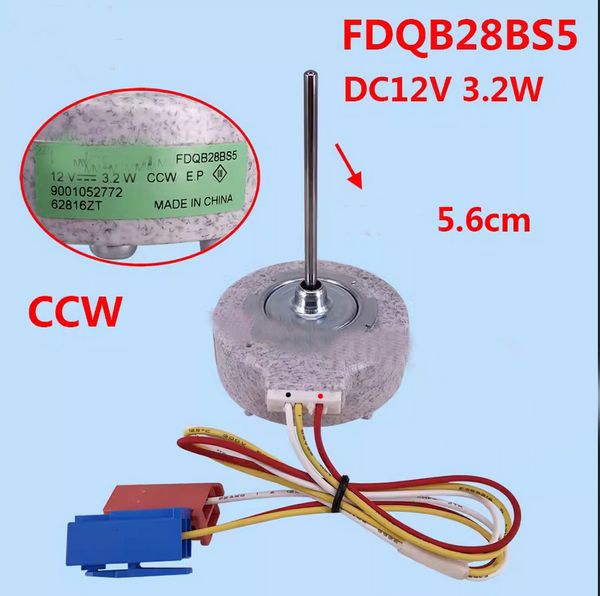 Kühlschrankmotor bürstenloser DC-Kühlschrankventilatormotor FDQB28BS5 DC12V