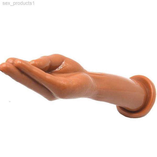 Dildo Fisting Grande Spina anale Stimolatore della vagina Butt Stopper Dito Mano Giocattoli del sesso per le donne Flirtare Prodotto adulto BH1E