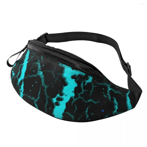 Marsupi Cracked Space Lava Bag Abstract Art Travel Ladies Pack Modello in poliestere