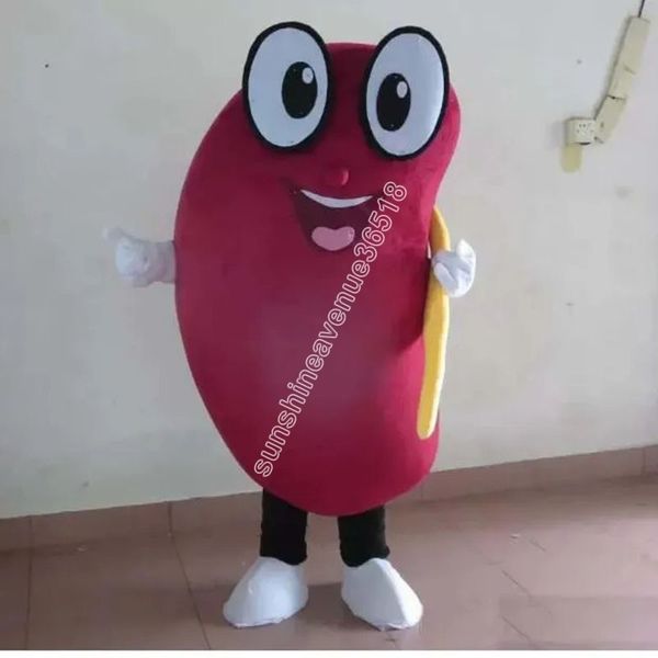 Prestazioni costume mascotte rene sano Personaggio a tema cartone animato di alta qualità Carnevale per adulti Taglia Natale Compleanno Festa Fancy Outfit