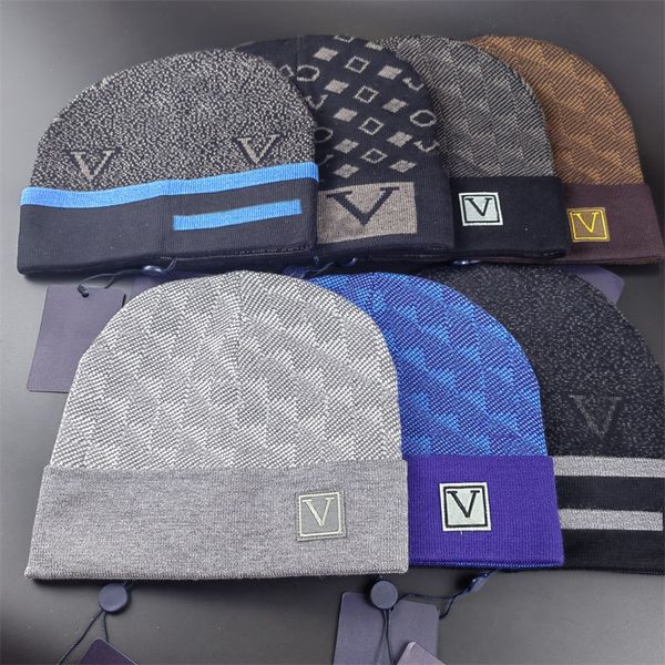 Moda bonnet designer beanie macio crânio bonés outono e inverno nova malha elasticidade lã chapéu de luxo feminino simples multi tamanho clássico diário mz012