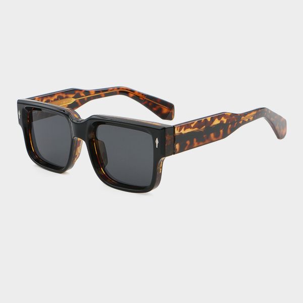 Herren-Sonnenbrille, übergroß, klassisch, quadratisch, polarisiert, großer Rahmen, luxuriöse schwarze Sonnenbrille