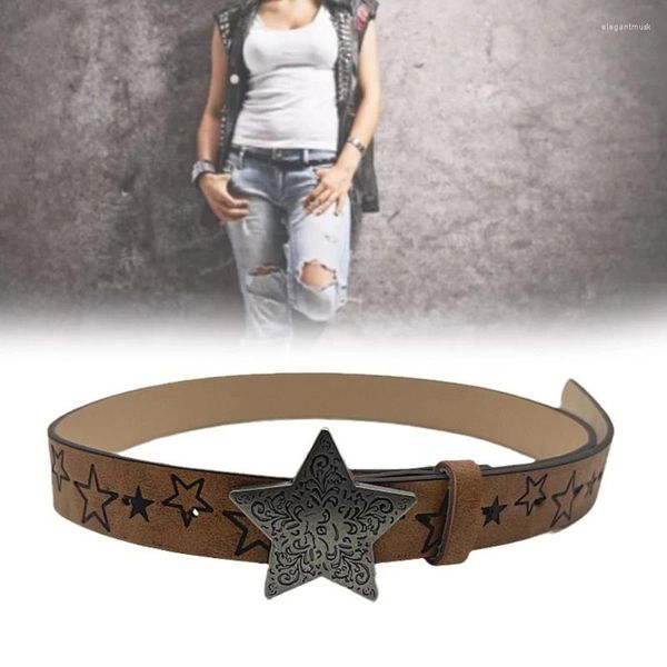 Gürtel Mädchengürtel Cowgirl breite Taille mit Stern für Jeans Dresse Club Bar