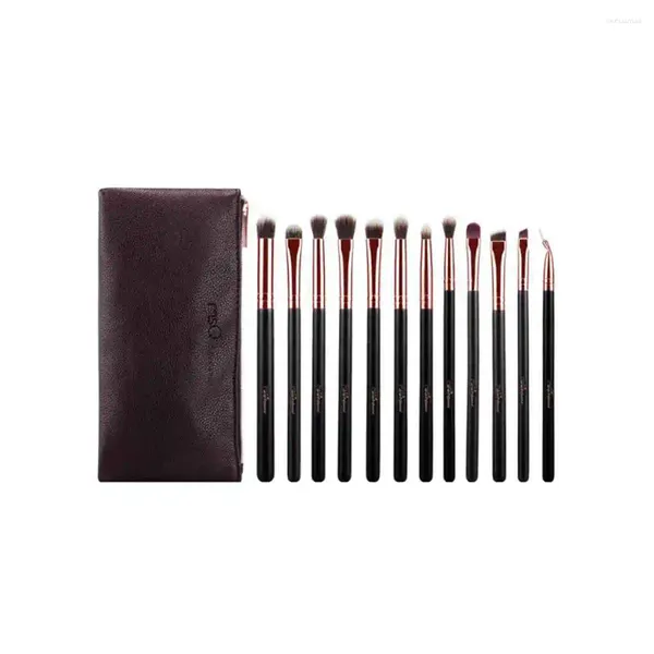Pincéis de maquiagem 12pcs MSQ Professional Beauty Soft Synthetic Brush Make-up Set Eye Shadow