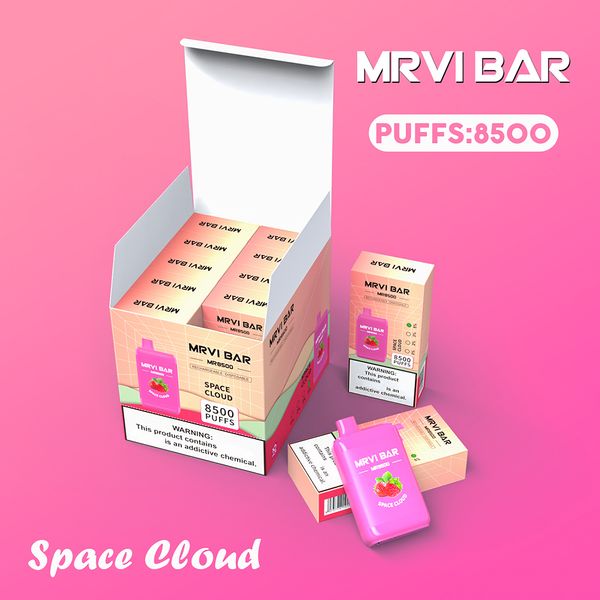 Vape descartável puff 8500 caneta vape MRVI BAR Descartável E Cigarros Kit inicial MrviBar Descartáveis Vapes pré-preenchidos 15ml Cartucho Vape