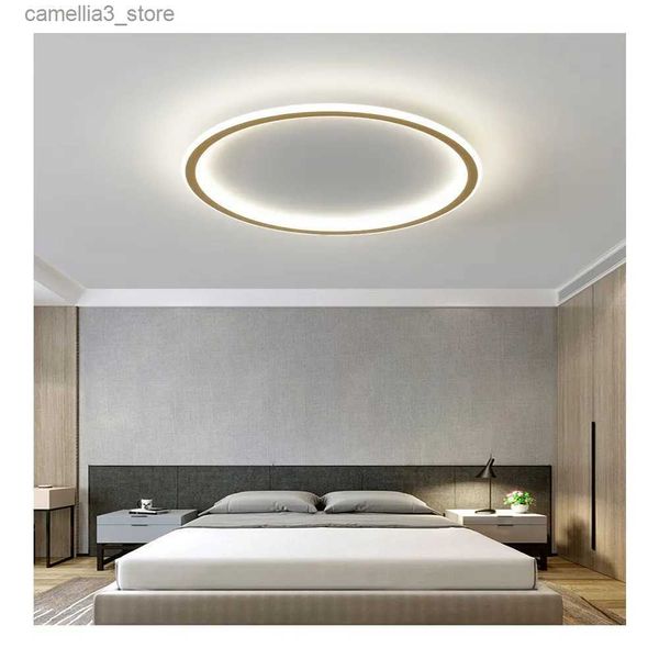 Luzes de teto penduradas lâmpadas de teto modernas sala de jantar painel de luz led para quarto infantil sala de estar luminárias internas decoração de corredor q231012