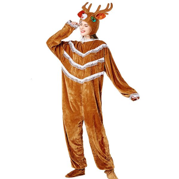 Косплей милый костюм на Хэллоуин для женщин сексуальный косплей олень животные костюмыкосплей
